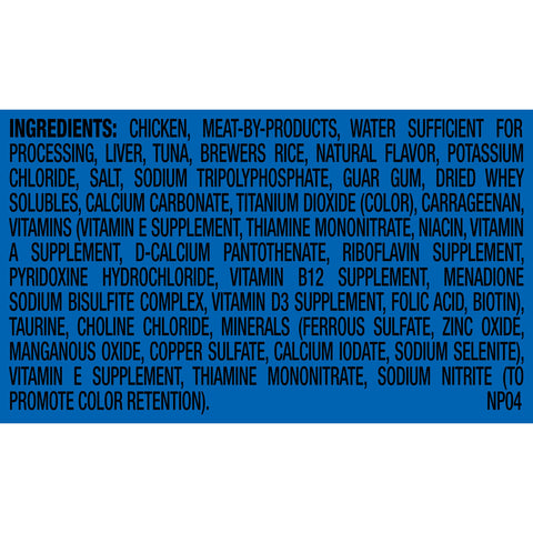 9 Lives Chicken and Tuna Dinner Ground Entree Cat Food, 5.5 Ounce -- 6 per case.