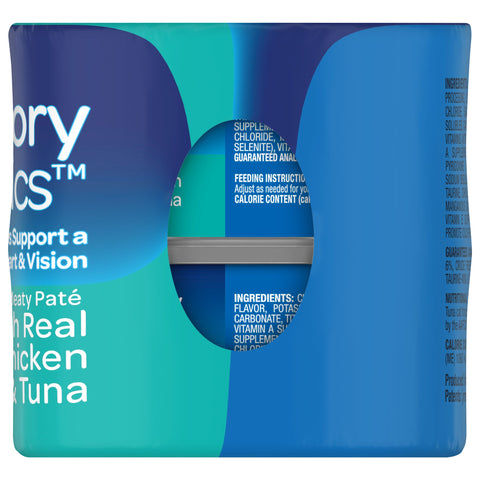 9 Lives Chicken and Tuna Dinner Ground Entree Cat Food, 5.5 Ounce -- 6 per case.