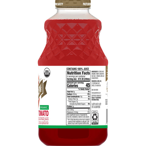 RW Knudsen JUICE TOMATO ORGANIC GLASS
