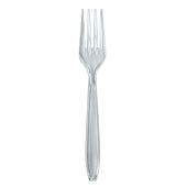 Solo® Impress™ FORK PLASTIC HEAVY WEIGHT CLEAR PS