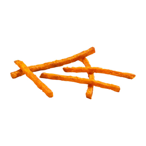 Simplot Sweet 3/16 Julienne Cut Sweet Potato Fries, 2.5 Pound -- 6 per case.