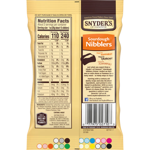 Snyder's of Hanover PRETZEL NIBBLER FAT FREE