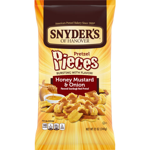 Snyder's of Hanover PRETZEL PIECES HONEY MUSTARD & ONION IN PRINTED BAG PRE-PRICED