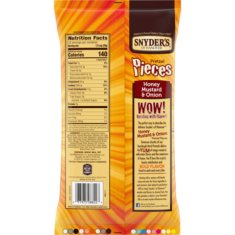 Snyder's of Hanover PRETZEL PIECES HONEY MUSTARD & ONION IN PRINTED BAG PRE-PRICED