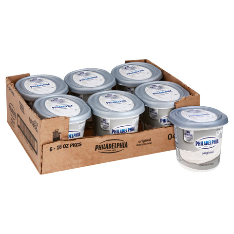 Philadelphia Original Full Fat Cream Cheese Spread, 1 Pound -- 6 per case.