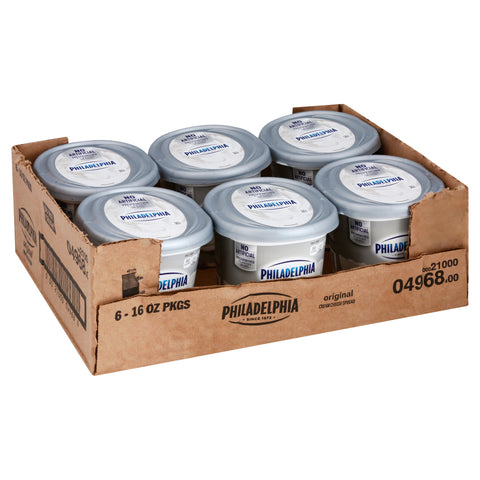 Philadelphia Original Full Fat Cream Cheese Spread, 1 Pound -- 6 per case.