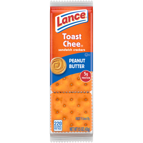 Lance CRACKER CHEESE PEANUT BUTTER SANDWICH 6-CT
