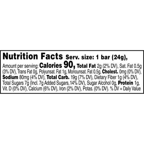Quaker® GRANOLA BAR 90 CALORIE LOW FAT CHOCOLATE CHUNK