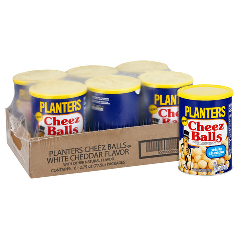 Planters SNACK CHEEZ BALLS WHITE CHEDDAR