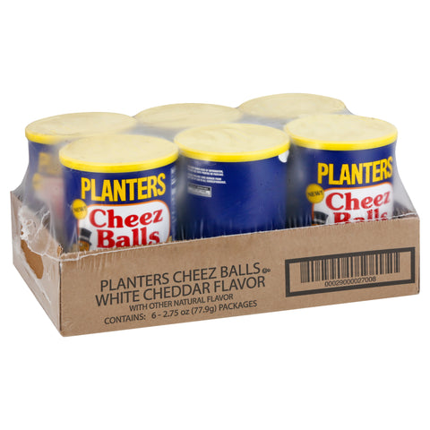 Planters SNACK CHEEZ BALLS WHITE CHEDDAR