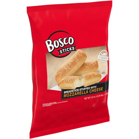 Bosco Stuffed Mozzarella Cheese Breadstick, 3.25 Pound -- 4 per case.