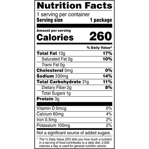Doritos Nacho Cheese Tortilla Chips, 1.75 Ounce -- 64 per case.