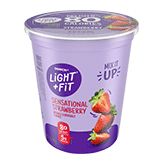 Light and Fit Quarts Strawberry Greek Nonfat Yogurt, 32 Ounce -- 6 per case.