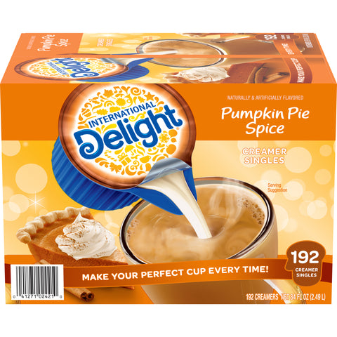 International Delight CREAMER LIQUID PUMPKIN PIE SPICE SEASONAL NON-DAIRY SINGLE SERVE CUP