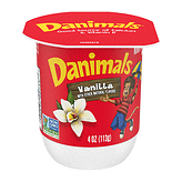 Danimals Vanilla Nonfat Yogurt , 4 Ounce Cup -- 48 per case.