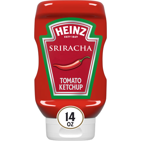 Heinz® KETCHUP SPICY SRIRACHA UPSIDE DOWN PLASTIC BOTTLE 538090/76004288