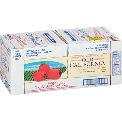 Old California ® Fancy Tomato Sauce, 106 oz.