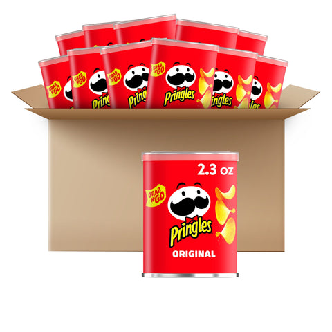 Pringles Large Original Grab and Go, 2.38 Ounce -- 12 per case.