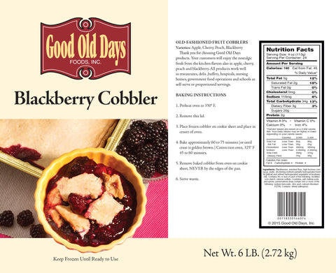 Good Old Days COBBLER BLACKBERRY
