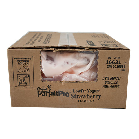 Yoplait ParfaitPro Low Fat Strawberry Yogurt, 64 Ounce -- 6 per case.