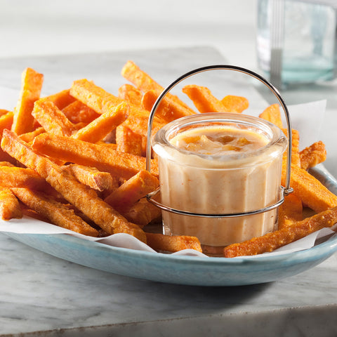 Simplot Sweets Slims Sweet Potato Fries, 2.5 Pound -- 6 per case.