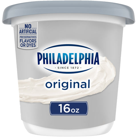 Philadelphia Original Full Fat Cream Cheese Spread, 1 Pound -- 6 per case.