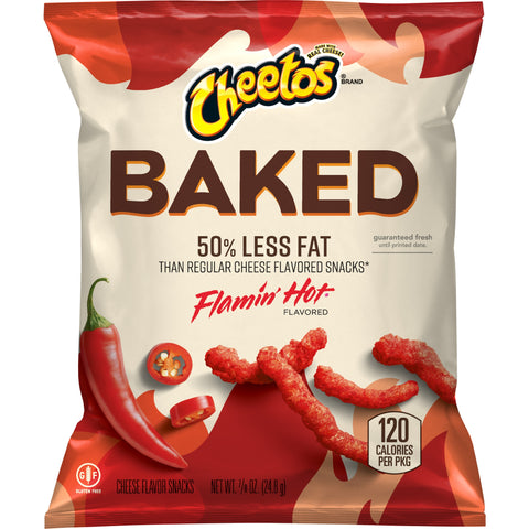 Baked! Cheetos® SNACK CHEETOS® BAKED WHOLE GRAIN FLAMIN HOT