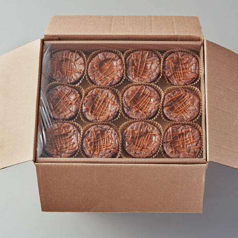 Pillsbury® BROWNIE CARAMEL MOLTEN DRIZZLED