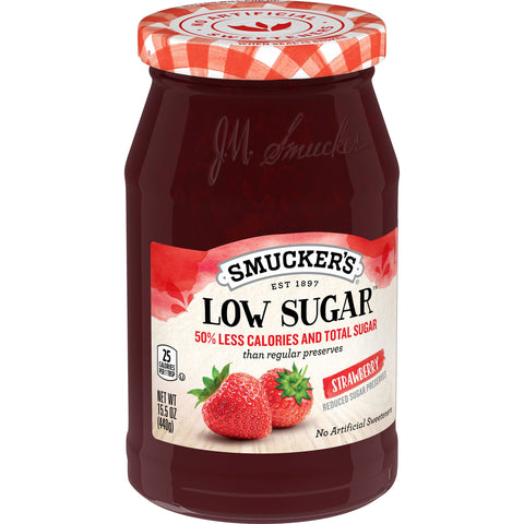 Smuckers Strawberry Preserves, 15.5 Ounce -- 8 per case.