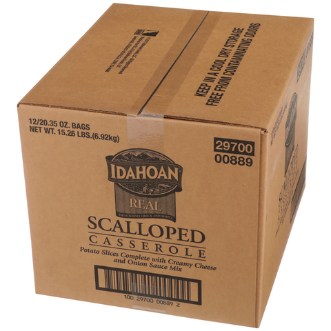 Idahoan Real Scalloped Potato Casserole, 20.35 Ounce -- 12 per case.