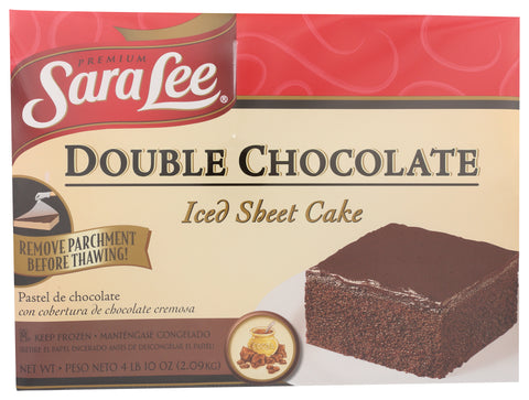 Sara Lee CAKE DOUBLE CHOCOLATE SHEET ICED 12X16