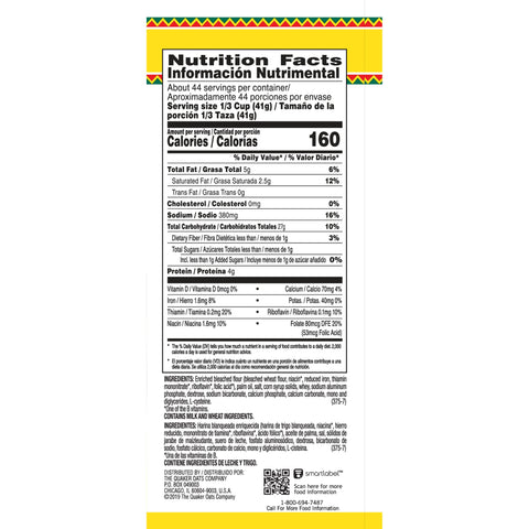 Quaker® FLOUR CORN QUA HARINA PREPARADA