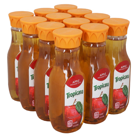 Tropicana Orchard Style Apple Juice, 12 Ounce -- 12 per case