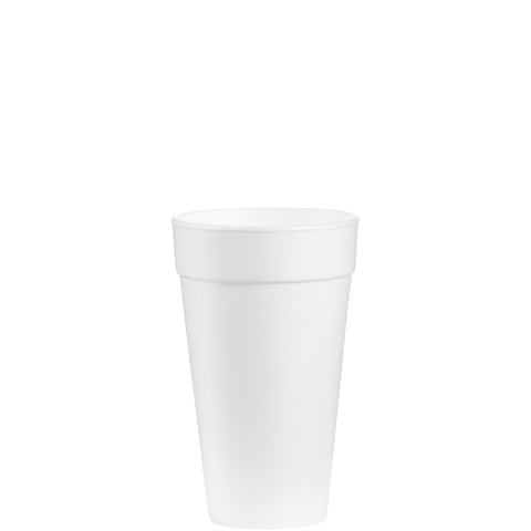 Dart Container Expanded Polystyrene Foam White Cup, 20 Ounce -- 500 per case