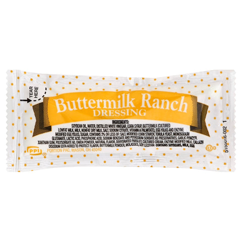 Dressing Ranch Buttermilk Single Serve Packer 0022810/78000386