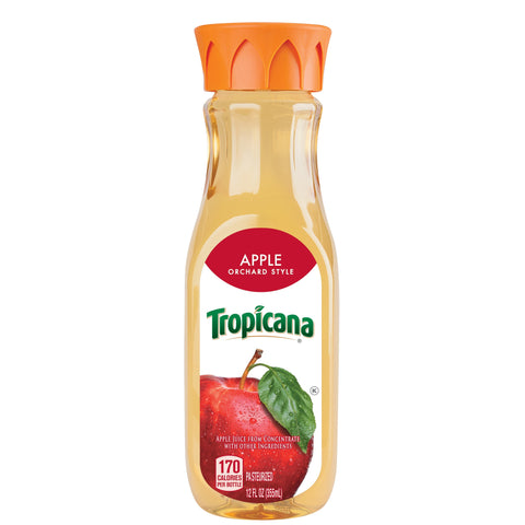 Tropicana Orchard Style Apple Juice, 12 Ounce -- 12 per case
