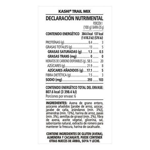 Kashi® SNACK BAR GRANOLA CHEWY TRAIL MIX
