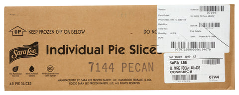 Sara Lee Frozen PIE SLICE SOUTHERN PECAN IW