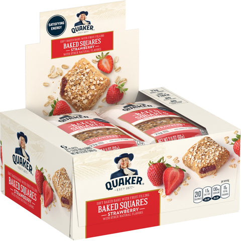 Quaker® QUAKER BREAKFAST SQUARE STRAWBERRY
