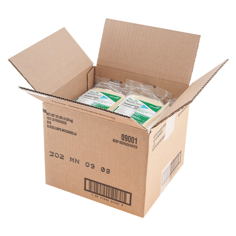 Schreiber CHEESE MOZZARELLA LMPS INTERLEAF SLICED .5 OZ