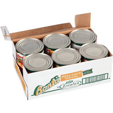Bonta Fancy Pizza Sauce/Basil, 107 Ounce -- 6 per case.