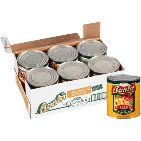 Bonta Fancy Pizza Sauce/Basil, 107 Ounce -- 6 per case.
