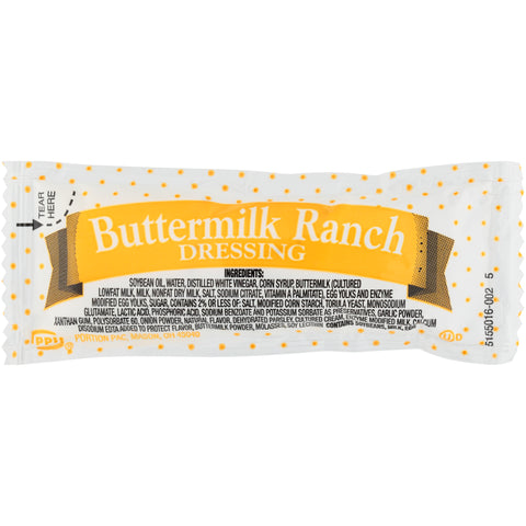 Dressing Ranch Buttermilk Single Serve Packer 0022810/78000386