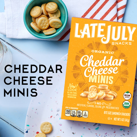 Late July Snacks CHIP, RICH & CHEDDAR MINI