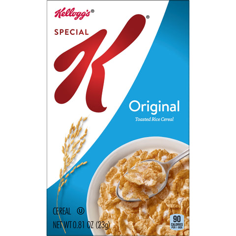 Kelloggs Special K Original Toasted Rice Cereal, 0.81 Ounce -- 70 per case