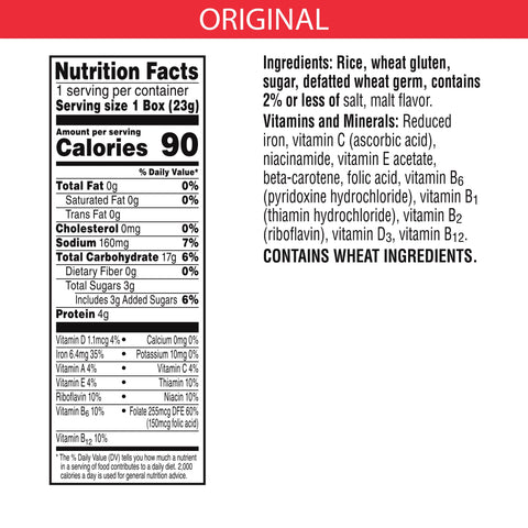 Kelloggs Special K Original Toasted Rice Cereal, 0.81 Ounce -- 70 per case