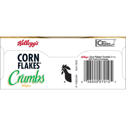 Kelloggs Corn Flakes Crumbs, 21 Ounce -- 12 per case