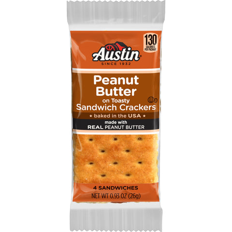 Austin® CRACKER SANDWICH TOASTY CRACKERS WITH PEANUT BUTTER