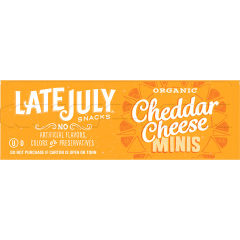 Late July Snacks CHIP, RICH & CHEDDAR MINI