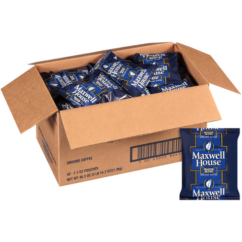 Maxwell House Master Blend Office Service Coffee - 1.1 oz. pack, 42 packs per case